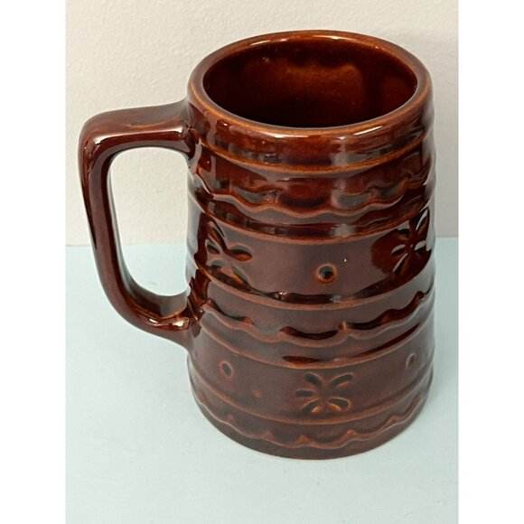1950s Marcrest Daisy Dot Ceramic Stein Mug Oven Proof No Chips Cracks USA - Picture 4 of 9
